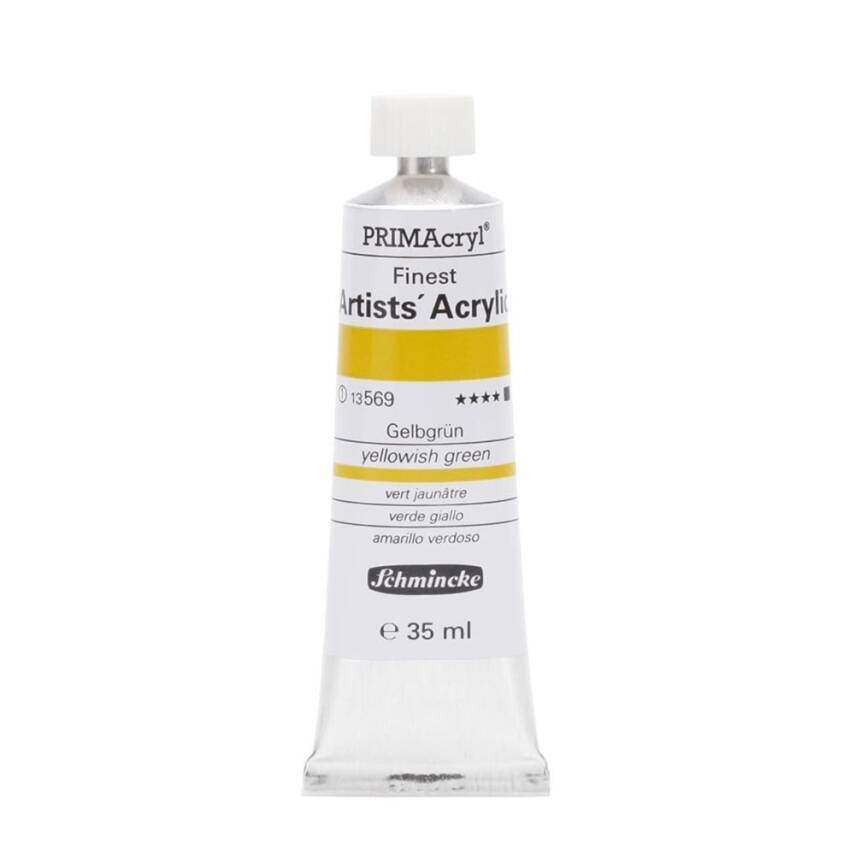 Schmincke Primacryl Artist Acrylic Paint 35 ml Series 1 569 Yellowish Green - 1