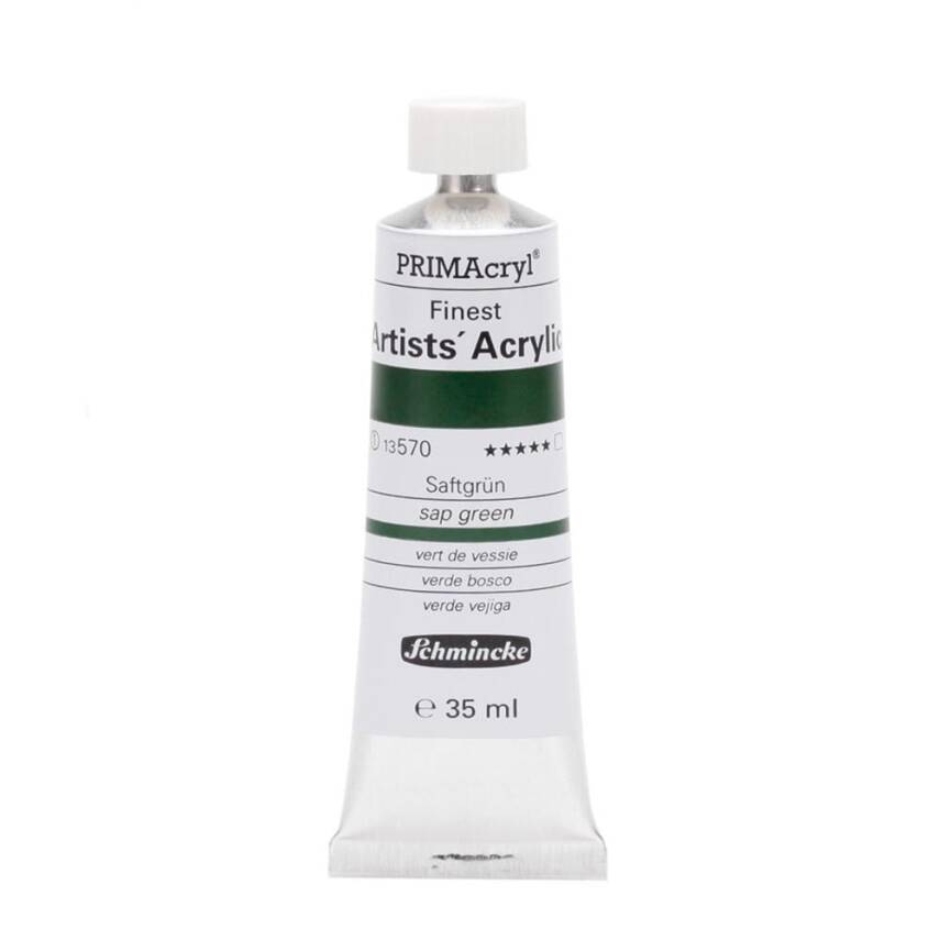 Schmincke Primacryl Artist Acrylic Paint 35 ml Series 1 570 Sap Green - 1