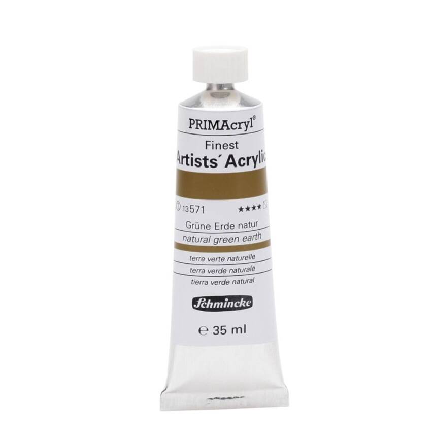Schmincke Primacryl Artist Acrylic Paint 35 ml Series 1 571 Natural Green Earth - 1