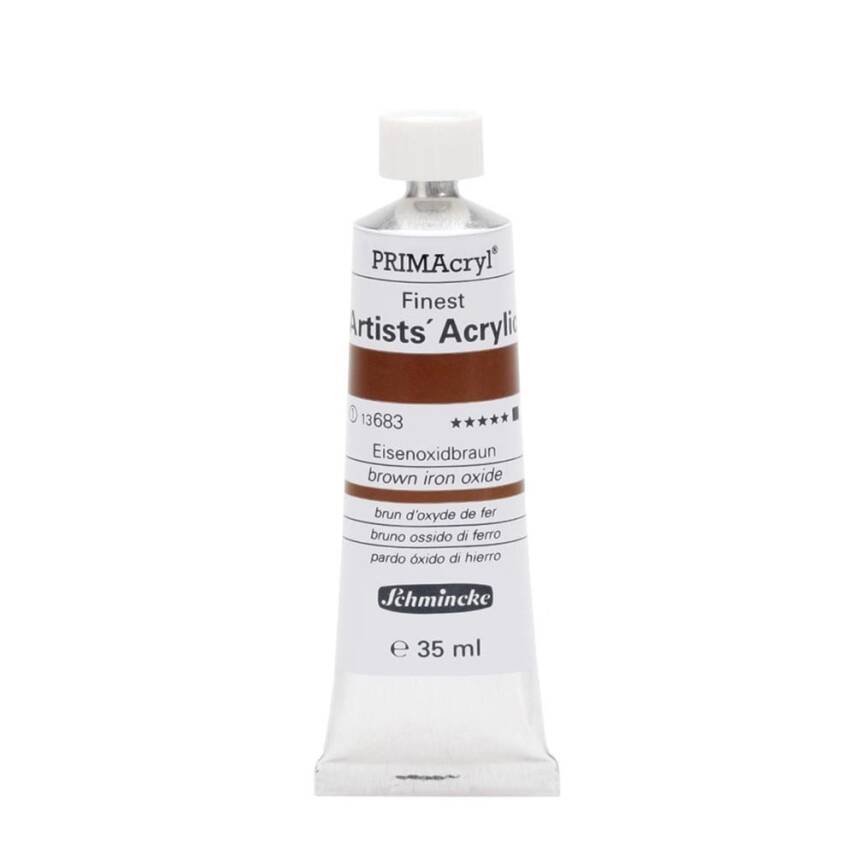 Schmincke Primacryl Artist Acrylic Paint 35 ml Series 1 683 BroIron Oxide - 1