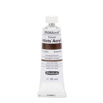 Schmincke Primacryl Artist Acrylic Paint 35 ml Series 1 685 Vandyke Brown