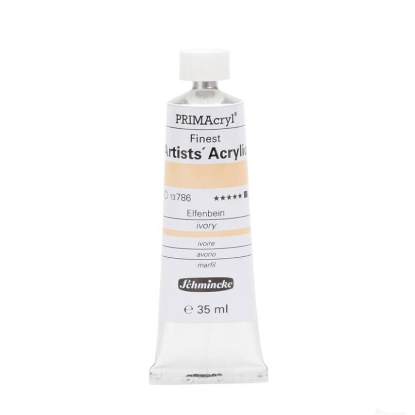 Schmincke Primacryl Artist Acrylic Paint 35 ml Series 1 786 Ivory - 1