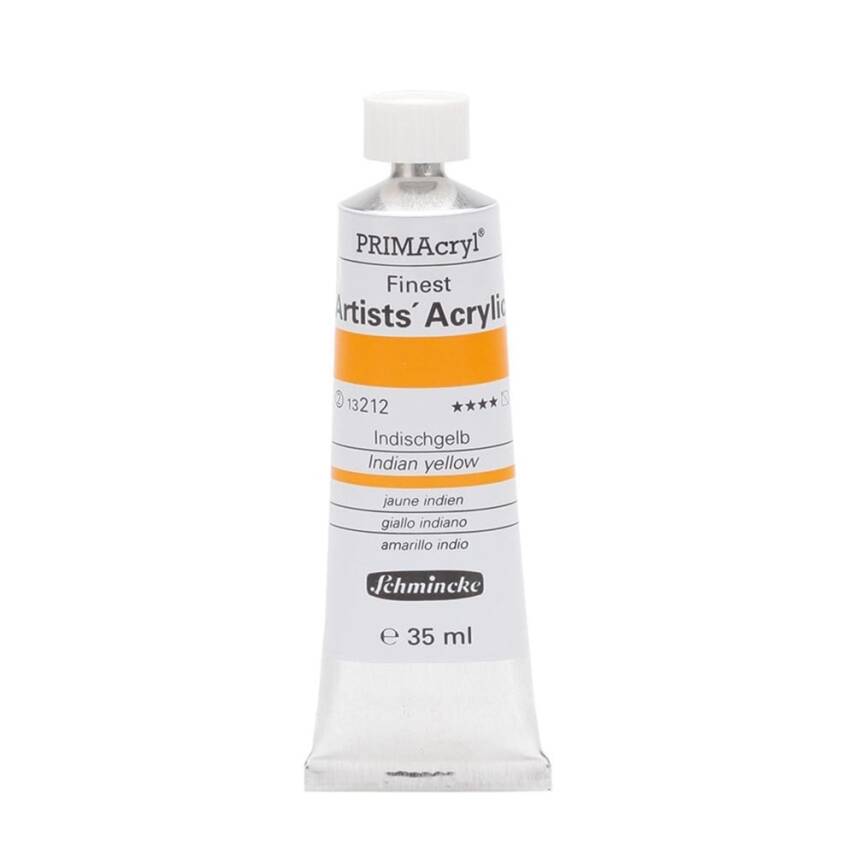 Schmincke Primacryl Artist Acrylic Paint 35 ml Series 2 212 Indian Yellow - 1