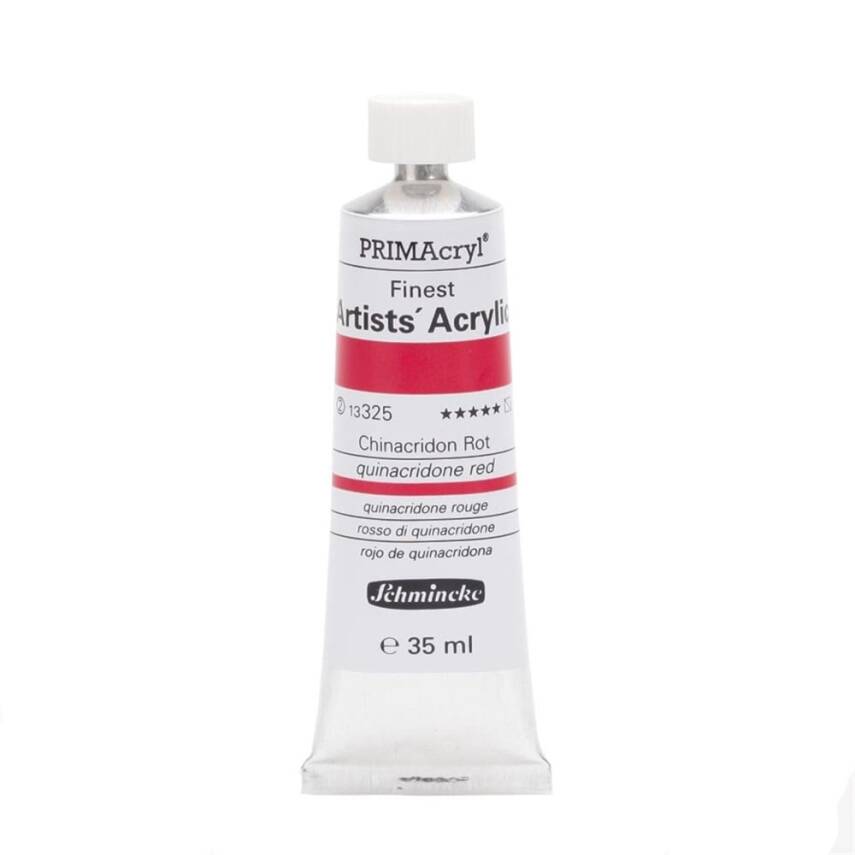 Schmincke Primacryl Artist Acrylic Paint 35 ml Series 2 325 Quinacridone Red - 1