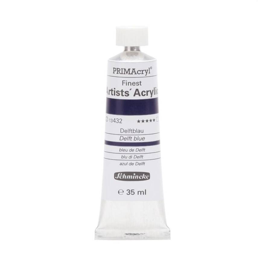 Schmincke Primacryl Artist Acrylic Paint 35 ml Series 2 432 Delft Blue - 1