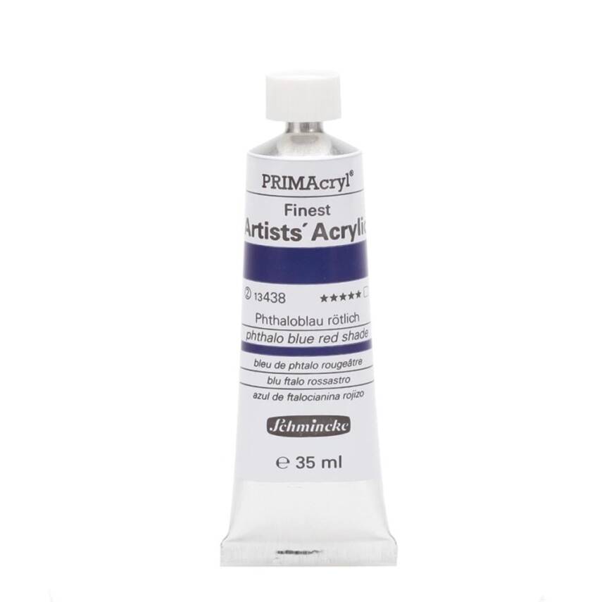 Schmincke Primacryl Artist Acrylic Paint 35 ml Series 2 438 Phthalo Blue Red Shade - 1