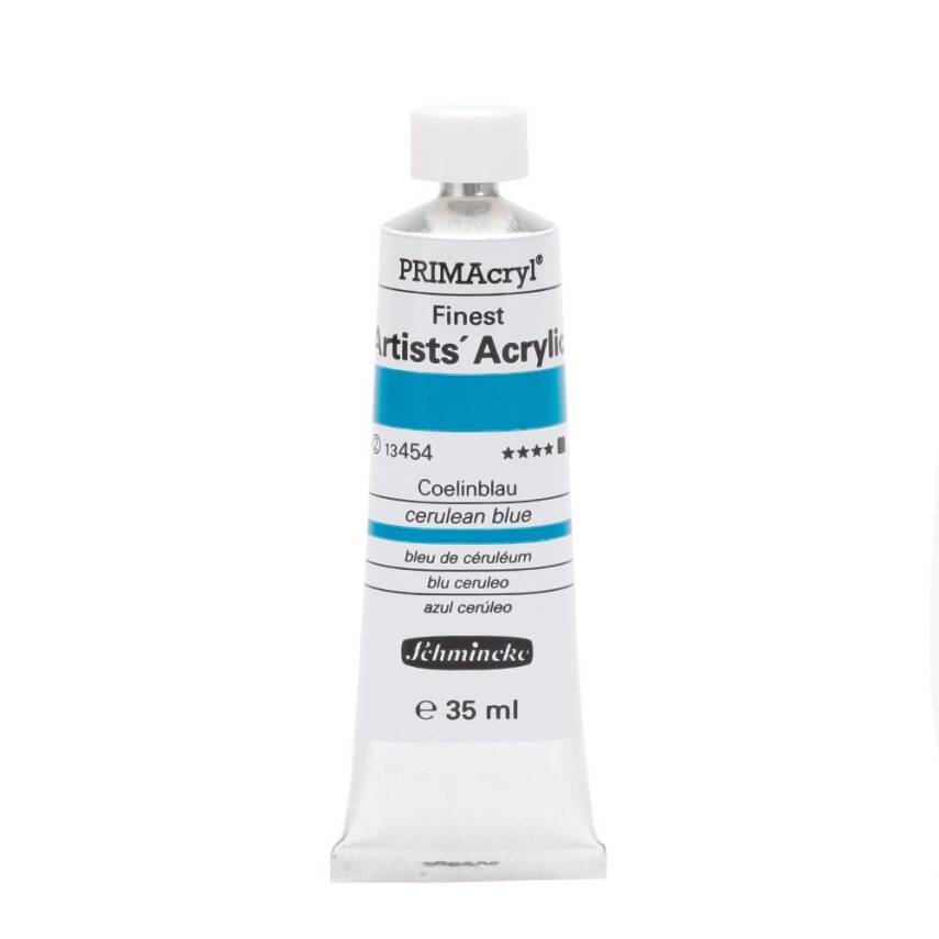 Schmincke Primacryl Artist Acrylic Paint 35 ml Series 2 454 Cerulean Blue - 1