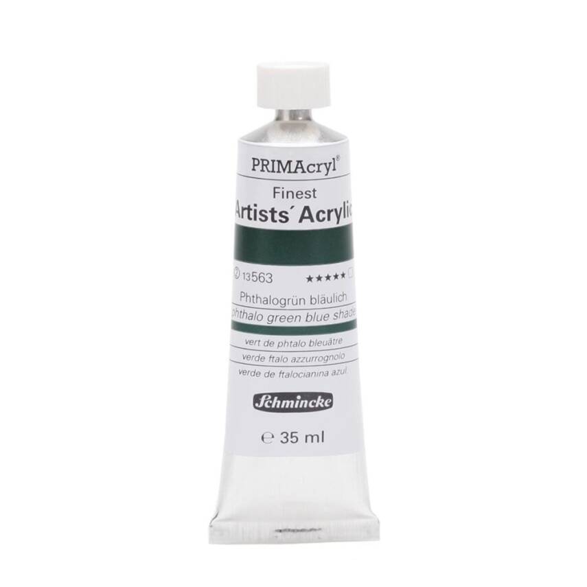 Schmincke Primacryl Artist Acrylic Paint 35 ml Series 2 563 Phthalo Green Blue Shade - 1