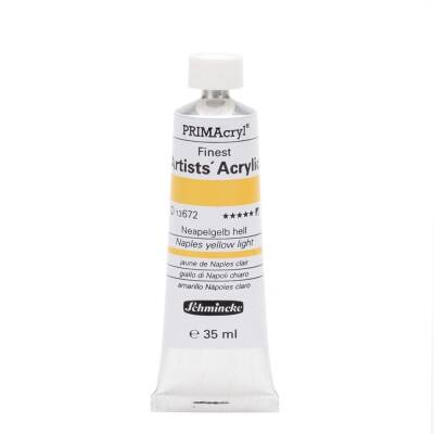 Schmincke Primacryl Artist Acrylic Paint 35 ml Series 2 672 Naples Yellow Light