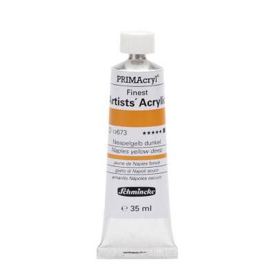 Schmincke Primacryl Artist Acrylic Paint 35 ml Series 2 673 Naples Yellow Deep