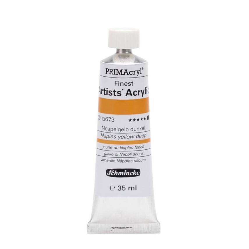 Schmincke Primacryl Artist Acrylic Paint 35 ml Series 2 673 Naples Yellow Deep - 1