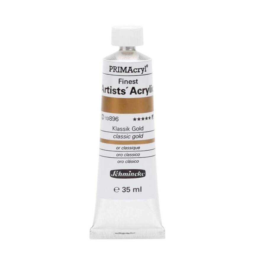 Schmincke Primacryl Artist Acrylic Paint 35 ml Series 2 896 Classic Gold - 1