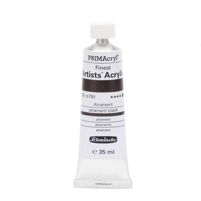 Schmincke PrimAcryl Artist Acrylic Paint 35 ml Series 3 791 Atrament black - 1