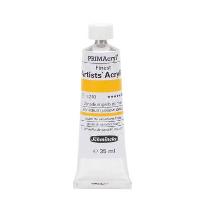 Schmincke Primacryl Artist Acrylic Paint 35 ml Series 4 210 Vanadium Yellow Deep