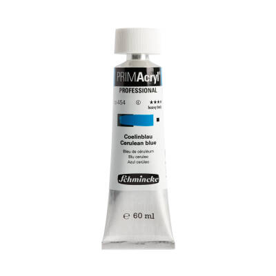 Schmincke Primacryl Artist Acrylic Paint 454 Cerulean Blue 60 ml