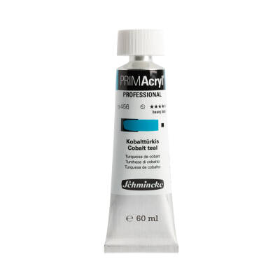 Schmincke Primacryl Artist Acrylic Paint 456 Cobalt Turquoise 60 ml