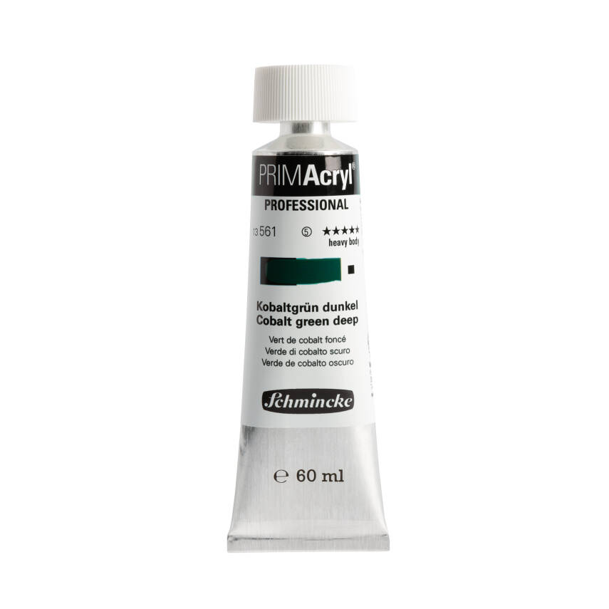 Schmincke Primacryl Artist Acrylic Paint 561 Turmaline Green 60 ml - 1