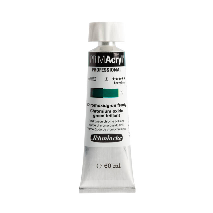 Schmincke Primacryl Artist Acrylic Paint 562 Chromium Oxide Green Brilliant 60 ml - 1