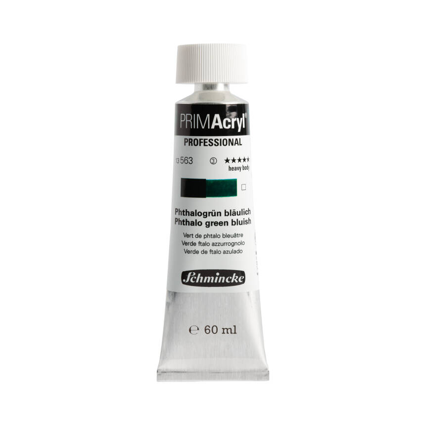 Schmincke Primacryl Artist Acrylic Paint 563 Phthalo Green Blue Shade 60 ml - 1