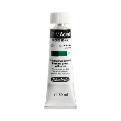 Schmincke Primacryl Artist Acrylic Paint 564 Phthalo Green Yellow Shade 60 ml