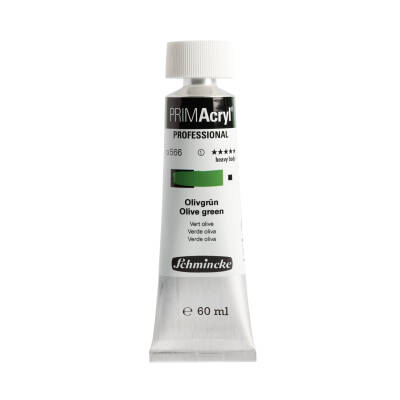 Schmincke Primacryl Artist Acrylic Paint 566 Olive Green White 60 ml