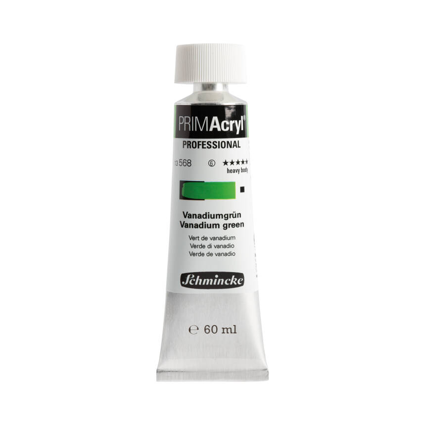 Schmincke Primacryl Artist Acrylic Paint 568 Vanadium Green 60 ml - 1