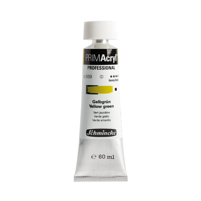 Schmincke Primacryl Artist Acrylic Paint 569 Yellowish Green 60 ml - 1