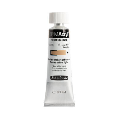 Schmincke Primacryl Artist Acrylic Paint 659 Burnt Ocher Light 60 ml