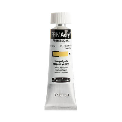 Schmincke Primacryl Artist Acrylic Paint 672 Naples Yellow Light 60 ml