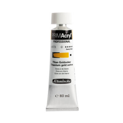 Schmincke Primacryl Artist Acrylic Paint 673 Naples Yellow Deep 60 ml