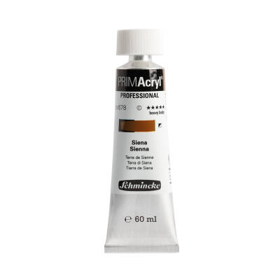 Schmincke Primacryl Artist Acrylic Paint 678 Sienna 60 ml