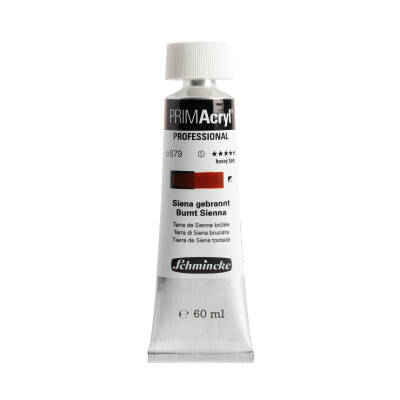 Schmincke Primacryl Artist Acrylic Paint 679 Burnt Sienna 60 ml