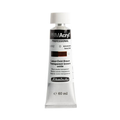 Schmincke Primacryl Artist Acrylic Paint 682 Translucent Brown Oxide 60 ml
