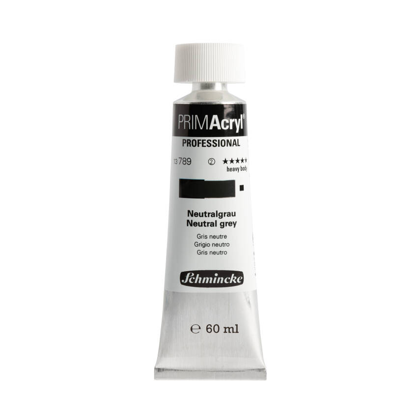 Schmincke Primacryl Artist Acrylic Paint 789 Neutral Gray 60 ml - 1