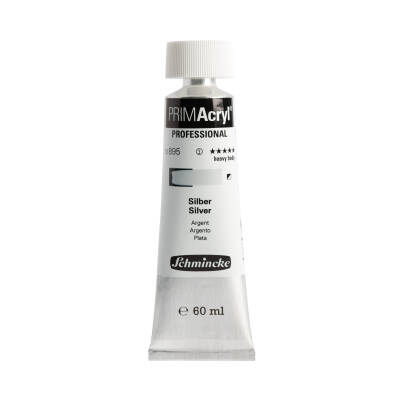 Schmincke Primacryl Artist Acrylic Paint 895 Silver 60 ml
