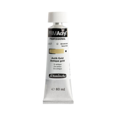 Schmincke Primacryl Artist Acrylic Paint 897 Antique Gold 60 ml