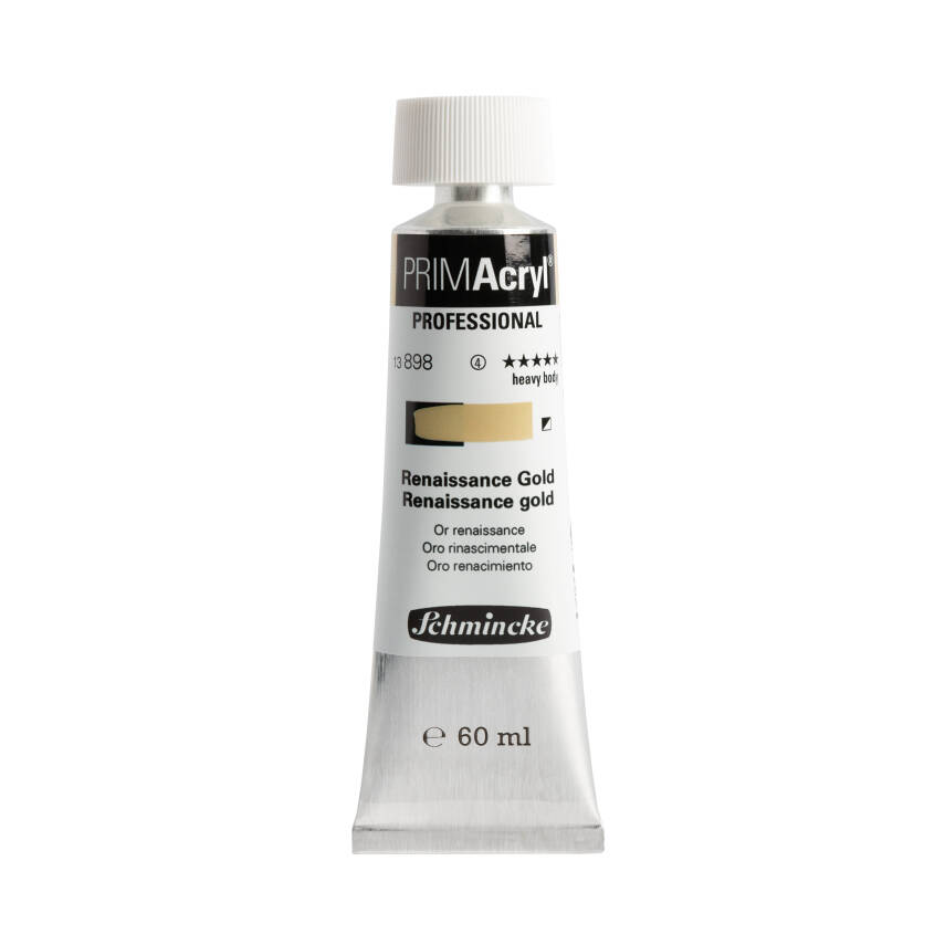 Schmincke Primacryl Artist Acrylic Paint 898 Renaissance Gold 60 ml - 1