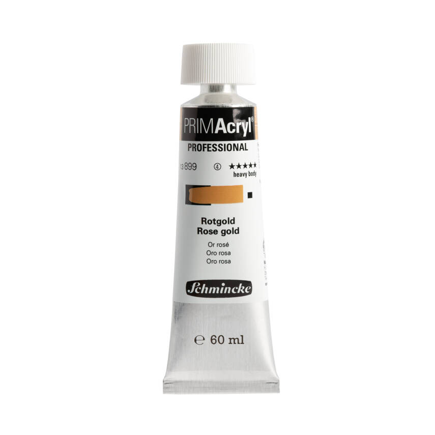 Schmincke Primacryl Artist Acrylic Paint 899 Rose Gold 60 ml - 1