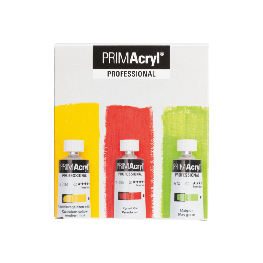 Schmincke Primacryl Artist Acrylic Paint Set New Colors 3x35 ml - 1