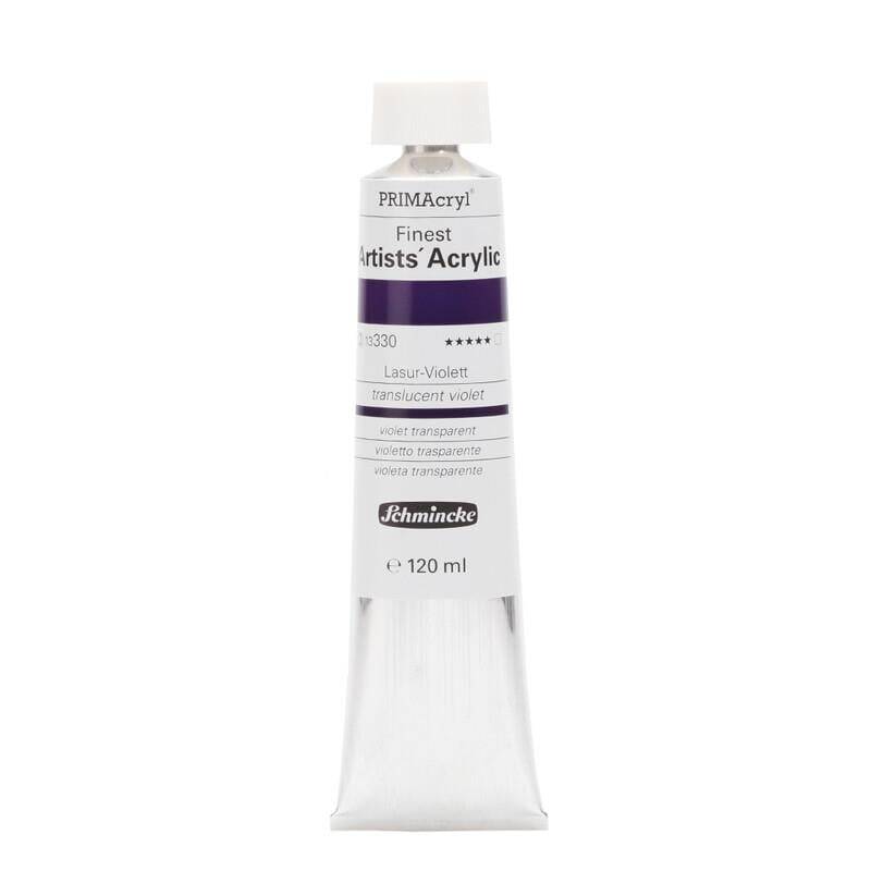 Schmincke Primacryl Artist Acrylic Paint Translucent Violet 120 ml - 1