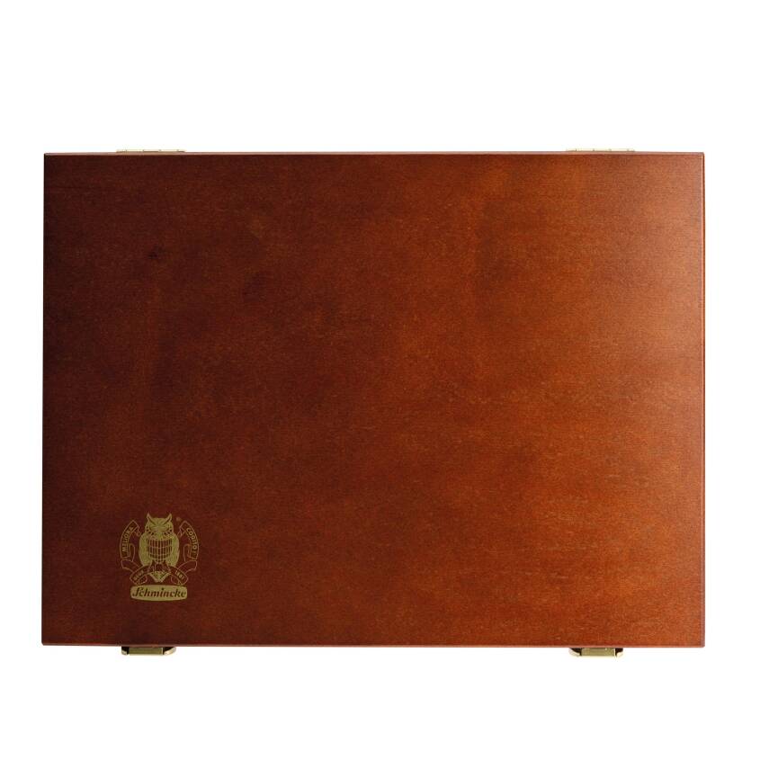 Schmincke Primacryl Artist Ahşap Kutu Akrilik Boya Seti 35 ml x 10 renk 150 beyaz ve Fırça Hediyeli - 3