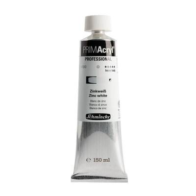 Schmincke Primacryl Artist Akrilik Boya 150 ml 100 Zinc White Seri 1 