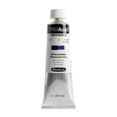 Schmincke Primacryl Artist Akrilik Boya 150 ml 433 Ultramarine Blue Seri 1 