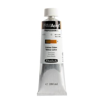 Schmincke Primacryl Artist Akrilik Boya 150 ml 675 Yellow Ochre Seri 1 