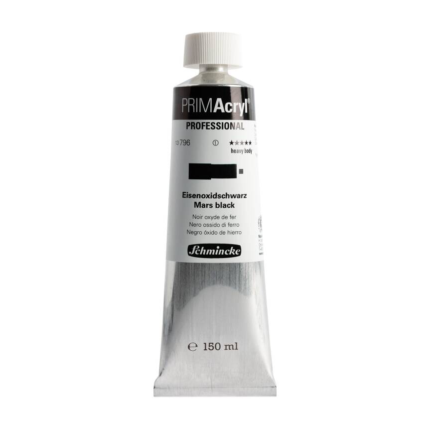 Schmincke Primacryl Artist Akrilik Boya 150 ml 796 Mars Black Seri 1  - 1