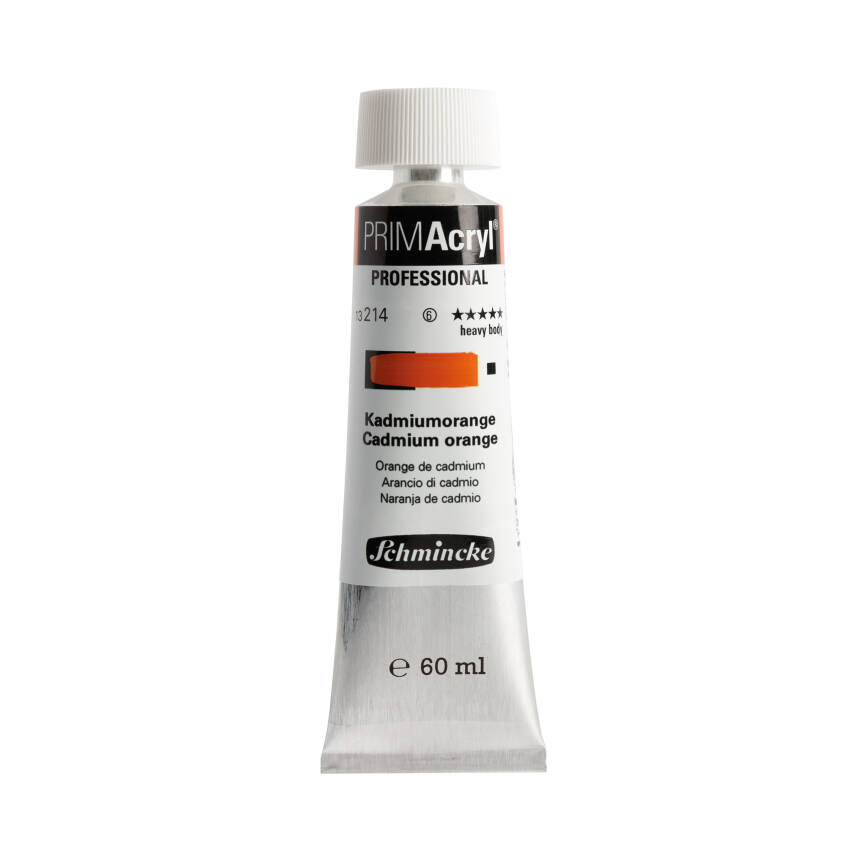 Schmincke Primacryl Artist Akrilik Boya 60 ml 214 Cadmium Orange     - 1