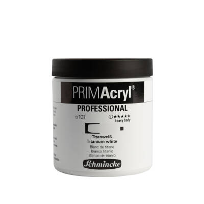 Schmincke Primacryl Artist Akrilik Boya 237 ml 101 Titanium white Seri 1 