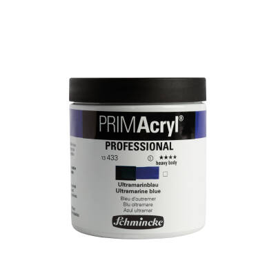 Schmincke Primacryl Artist Akrilik Boya 237 ml 433 Ultramarine blue Seri 1 