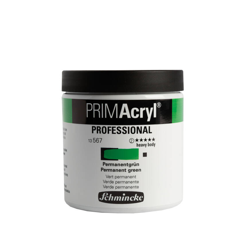 Schmincke Primacryl Artist Akrilik Boya 237 ml 567 Permanent green Seri 2  - 1