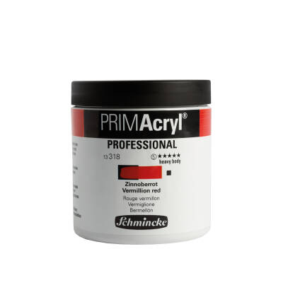 Schmincke Primacryl Artist Akrilik Boya 237 ml 318 Vermillion red Seri 5 